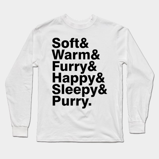 Soft Kitty Long Sleeve T-Shirt by BrotherAdam